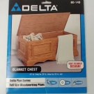 Delta Full Size Woodworking Plans 80-149 Blanket Chest (EC-P) Delta Full Size Woodworking Plans 80-149 Blanket Chest (EC-P)