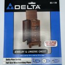 Delta Full Size Woodworking Plans 80-136 Jewelry & Lingerie Chest (EC-P) Delta Full Size Woodworking Plans 80-136 Jewelry & Lingerie Chest (EC-P)