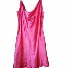 Shein Pink Satin Mini Slip Dress Chemise Womens Large 8/10 (EC-B34)