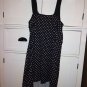 ND Intimates Cotton Chemise Medium Black Pink Polka Dot (EC-C26)