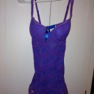 Native Intimates Blue Purple Chemise 36B (EC-F3)