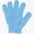 Double Sided Exfoliating Body Scrubber Bath Glove Light Blue (EC-W)