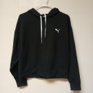 Black Puma Cropped Hoodie Juniors Medium (EC8) B11