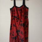 R&K Red Black Floral Dress 18W (EC-B3)
