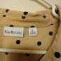 Kim Rogers Beige Polka Dot Blouse XL (EC-B1)