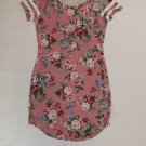 Ultra Flirt Pink Floral Shirt Dress Juniors Large (EC-C21)