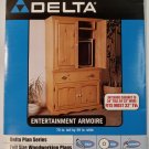 Delta Full Size Woodworking Plans 80-156 Entertainment Armoire (EC-P)