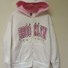 Shein White Pink Hooded Jacket Small 4 (EC-E8)