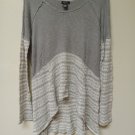 Rue 21 Gray White Waffle Knit Sweater Tunic XL (EC-E4)