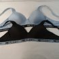 Reflex Sports Bras Padded Back Closure 2pk Blue Black 2X (EC-E24)