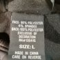 Mens Glacier Shield Black Gray Camo Jacket 3 Pockets Large (EC-F11)