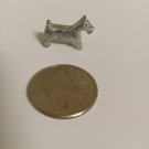 Hasbro Monopoly Scottish Terrier Dog Silver Replacement 1998 Token Figurine (EC-LE)
