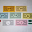 Hasbro Monopoly 1991-1998 Replacement Parts 66pc Money Hotels House's (EC-LE)