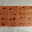 Hasbro Monopoly 1996 Chance Cards 16ct Complete Replacement (EC-HE)