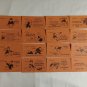Hasbro Monopoly 1996 Chance Cards 16ct Complete Replacement (EC-LE)
