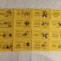Hasbro Monopoly 1996 Community Chest Cards 16ct Complete Replacement (EC-LE)