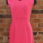 New, Rose Red Sleeveless Sheath Casual Dress