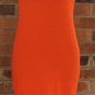 New with tag, Orange, sleeveless, sheath, casual dress