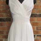 New with tag, White, sleeveless, empire waist, casual dress