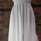 New with tag, White, sleeveless, V neck, maxi dress