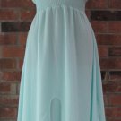 New with tag, Light sky-blue, sleeveless, V neck, maxi dress