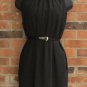 New with tag, Black, sleeveless, wear to work, tunic dress with black belt