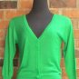 New with tag, leaf green ,¾  sleeve, cardigan