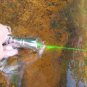 10mw Waterproof Silver Sheen Green Laser Pointer Gadget (battery included)