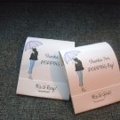 It's A Girl! Thanks for Popping By Baby Shower Mint Matchbooks set of 24 caucasian