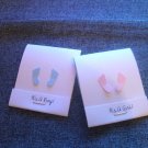 Baby Feet Mint Matchbooks set of 24 Pink