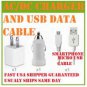 ANDROID WALL AC Car Vehicle Auto Charger Adapter GALAXY S3 S SIII  Micro USB LOT