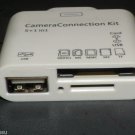 US Card Reader iPad 4 IPAD Mini  US 5-in-1 Light Camera Connection Kit USB/SD/TF