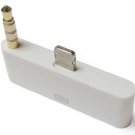 MUSICA LOT 30 pin to 8 pin Adapter + Audio Output 3.5mm Apple iPhone 5 ipod 5th