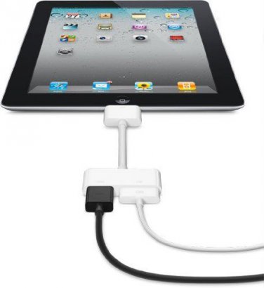 US Digital AV HDMI HDTV Charge Adapter Cable For iPhone 4 4S iPad2 3 iPod Touch