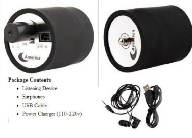 US Audio Spy High Power Bug Wall Listening Secret Device Ear listens CIA FBI KGB