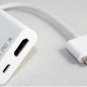 New Dock Connector to HDMI + Micro USB Adapter Cable For iPad 2 3 iPhone 4S