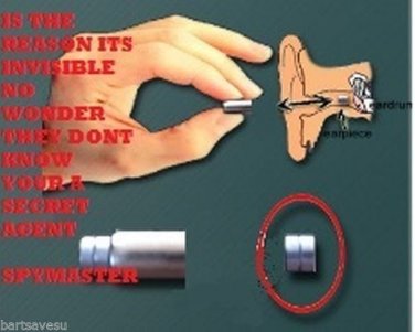 Invisible Spy Earpiece Covert Wireless Micro mini Hidden Earphone Mobile cell