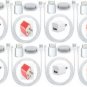 USA 8x USB AC Wall Charger 8x 8Pin Data Sync Cable for iPhone 5 iPod Touch LOT