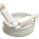 USA SHIP 100X 8 Pin to USB Cable Charger Cords Data for iPhone 5 5g Wholesale