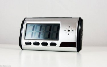 8GB Digital Clock Hidden Camera DVR USB Motion Alarm Video Audio Recorder NANNY