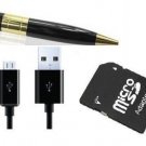 US CIA FBI LOT 16GB Mini HD HIDDEN  Pen Camera Cam Mini DV DVR SPY Pen NANNY USB