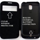 For Samsung GALAXY S4 SIV i9500 3500mah Extra Power Backup Extended Battery Case