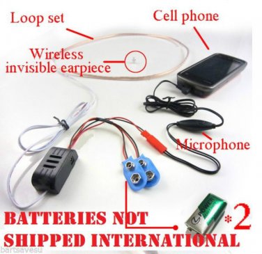 CHEAT TEST SPY DEVICE Hidden Ear Piece Bug Device Wireless Earphone FOR SONY