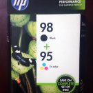 HP Ink Cartridge 98+95 Black + TriColor exp 4/2017