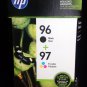 HP 96 Black & 97 Tri-color Original Ink Cartridges, 2 pack (C9353FN)