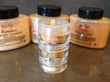 Ben Nye 3 Powder Sample Stack: Banana, Dolce and Topaz