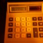 Calculator small desktop solar powered