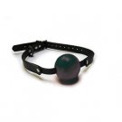 Kinklab Black Soft Rubber 5.5cm Diameter Large Ball Gag.