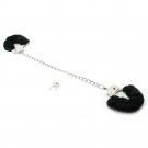Fetish Fantasy Furry Leg Cuffs in Black