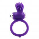 Body & Soul Infatuation Silicone Vibrating Ring in Purple